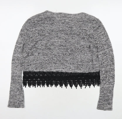 Womens UK Size M Divided by H&M Grey Pullover Jumper