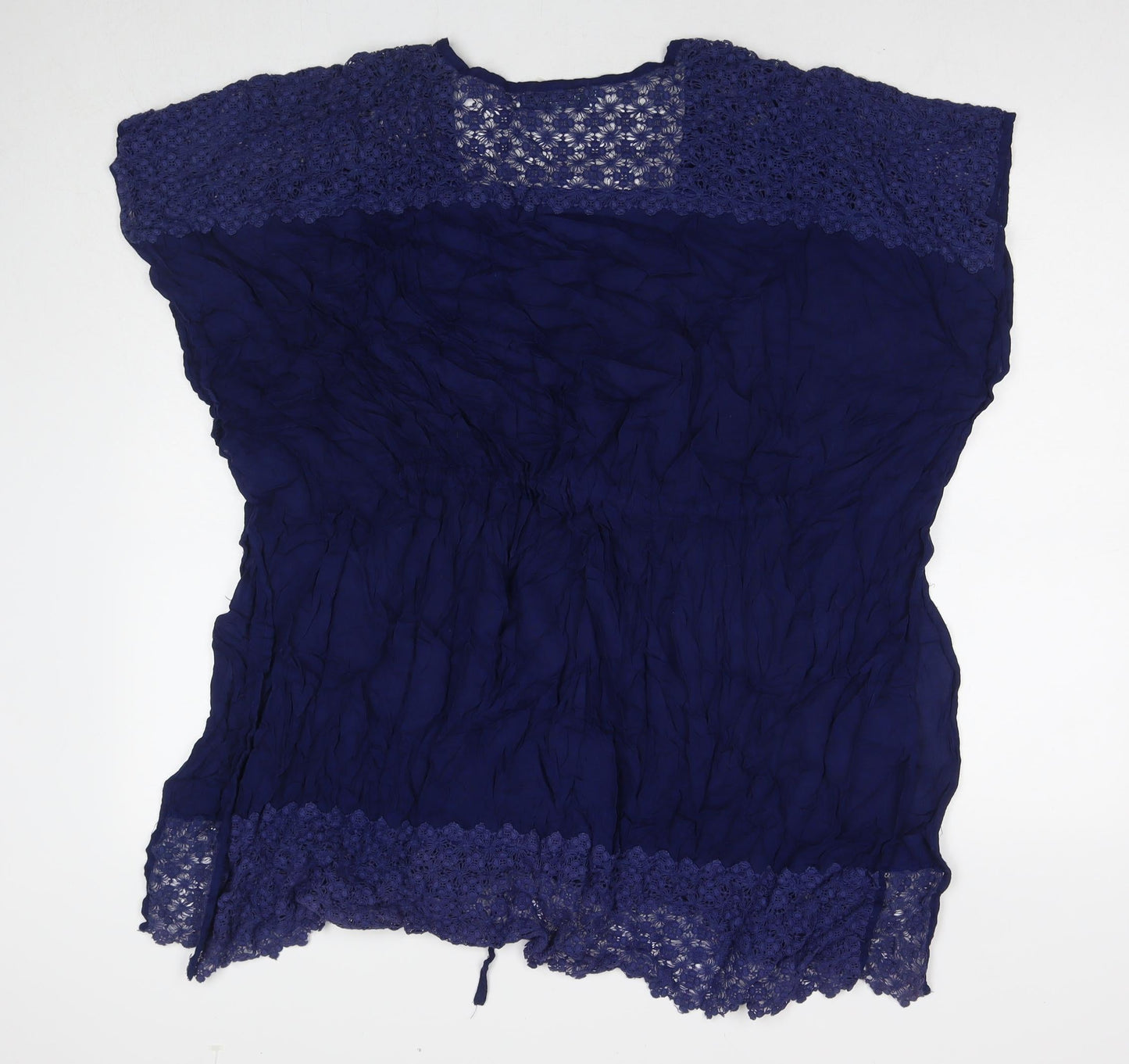Womens UK Size M Dickins & Jones Blue Tunic T-Shirt