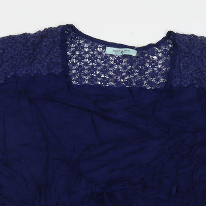 Womens UK Size M Dickins & Jones Blue Tunic T-Shirt