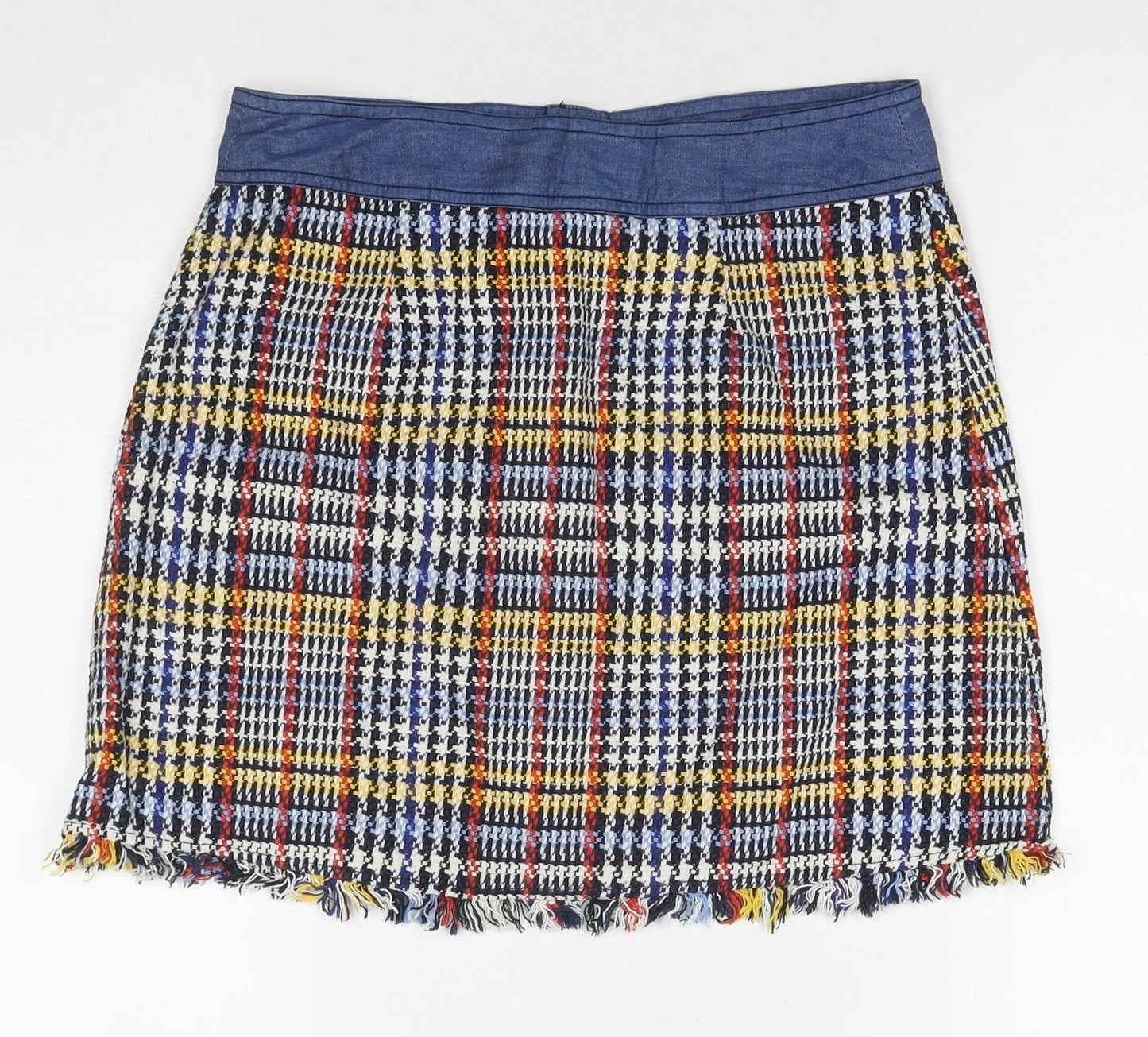 Womens UK Size M Zara A-Line Knit Skirt