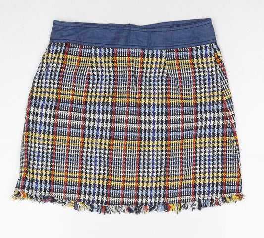 Womens UK Size M Zara A-Line Knit Skirt
