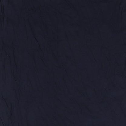 Pull&Bear Mens Blue Cotton T-Shirt Size L Round Neck