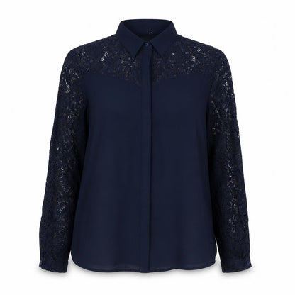 Womens UK Size M Zara Blue Basic Button-Up