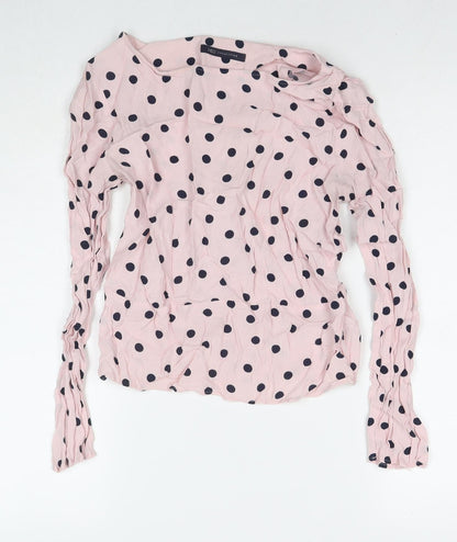 Womens UK Size 8 Marks and Spencer Pink Basic Blouse