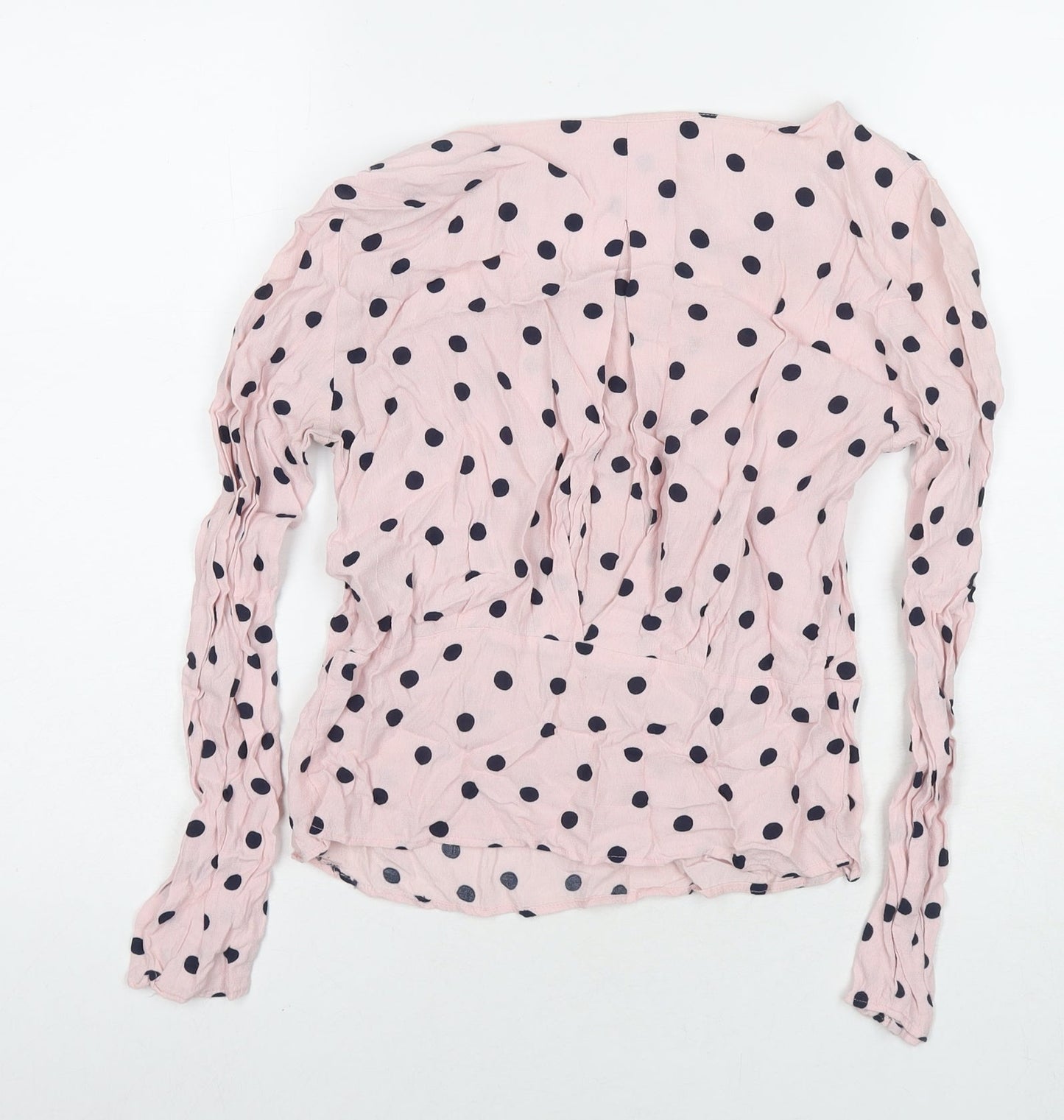 Womens UK Size 8 Marks and Spencer Pink Basic Blouse