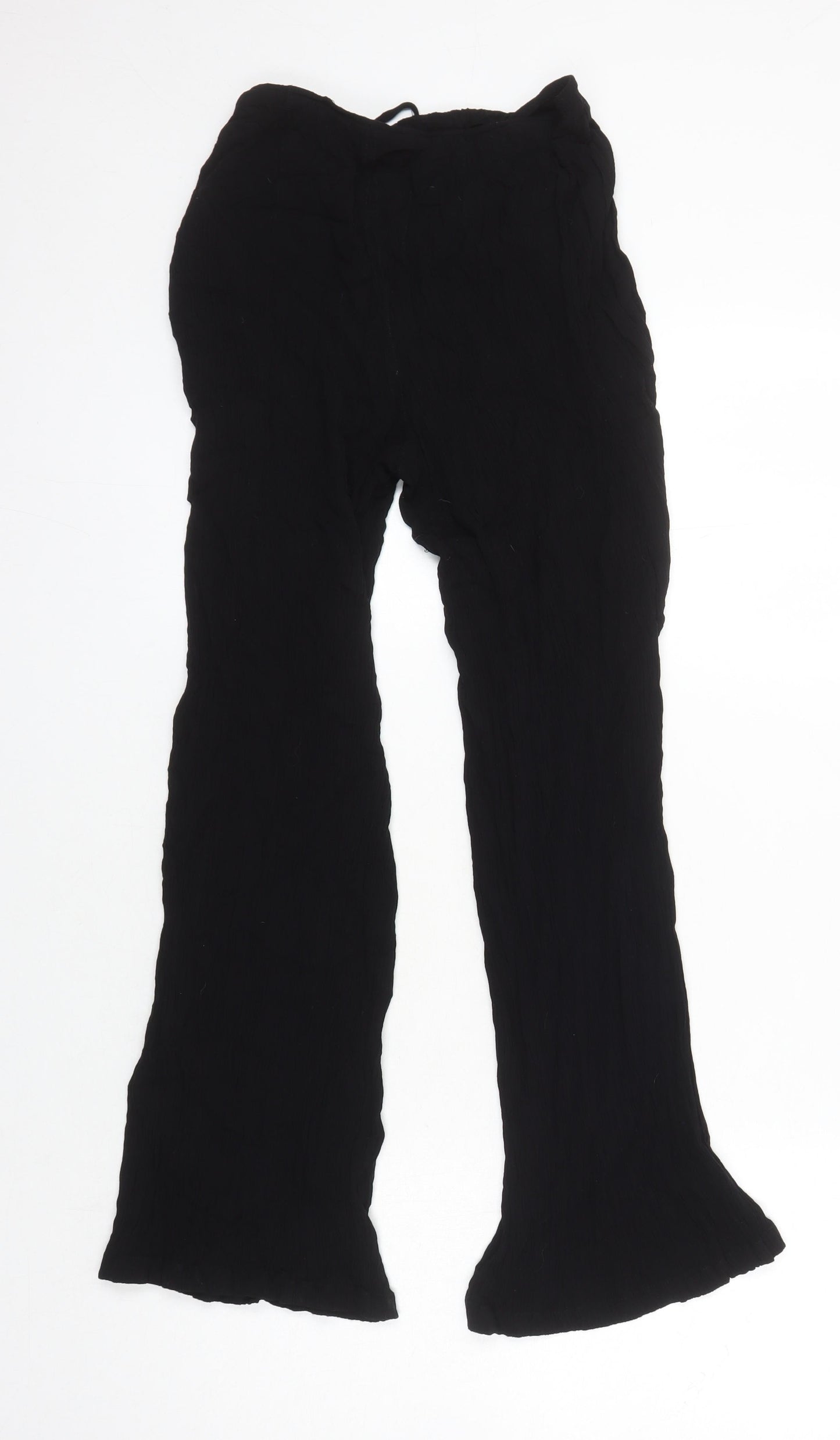 Womens UK Size XL Urban Outfitters Regular Fit  Black Trousers