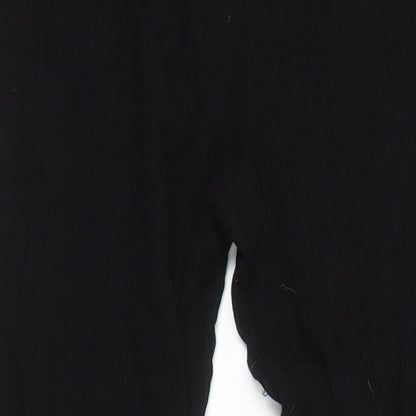 Womens UK Size XL Urban Outfitters Regular Fit  Black Trousers