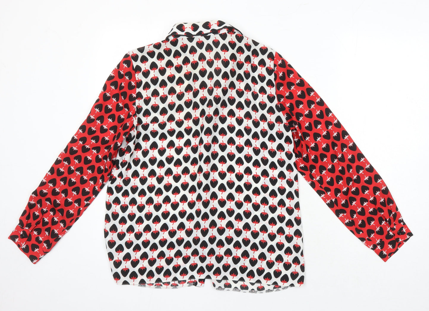 Womens UK Size 10 Dorothy Perkins Multicoloured Basic Blouse