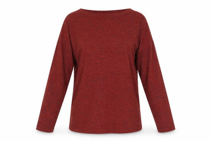 Soya Concept Womens Brown Boat Neck Viscose Pullover Jumper Size XS