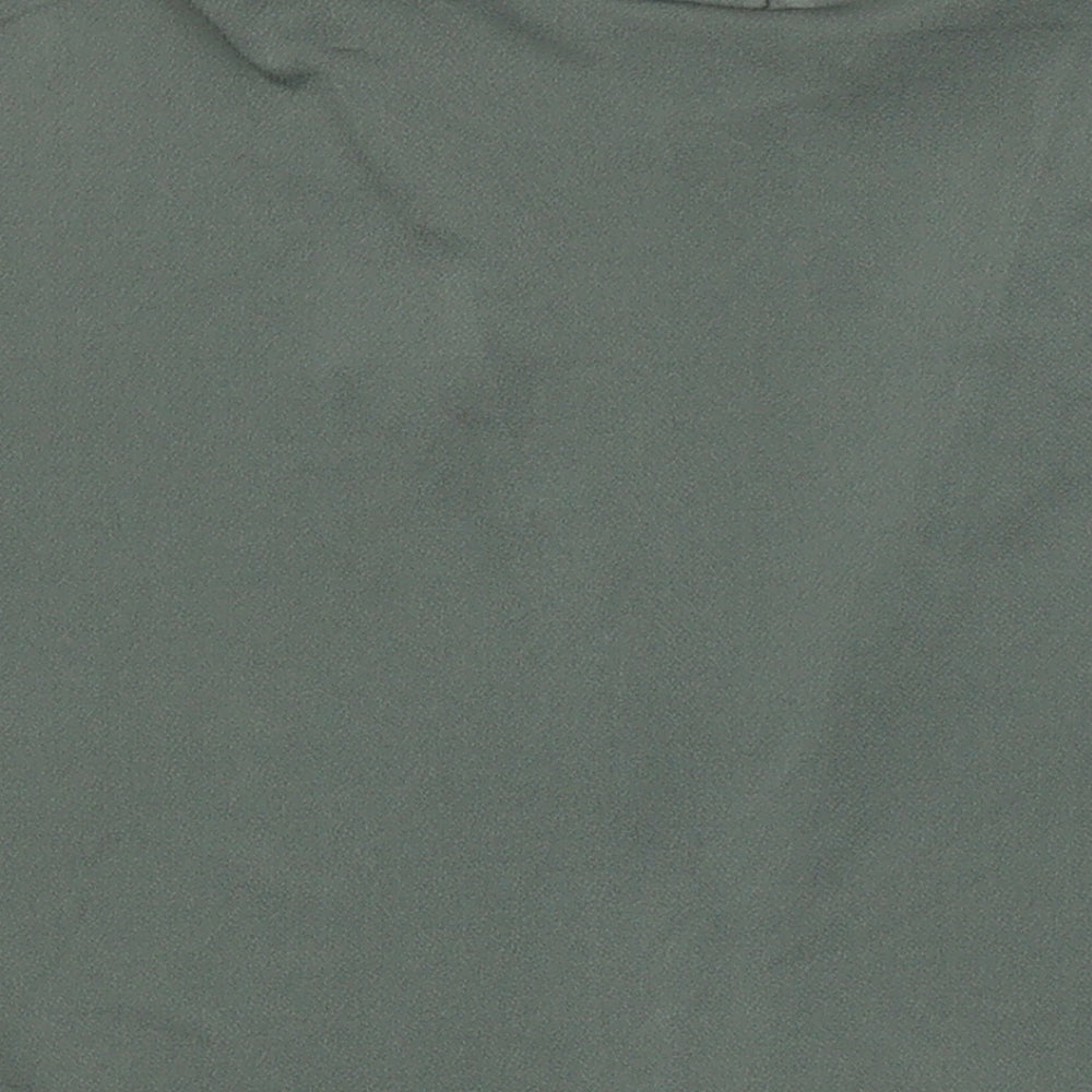 Womens UK Size M H&M Green Tunic Blouse