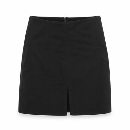 PRETTY LITTLE THING Womens Black Polyester Mini Skirt Size 6