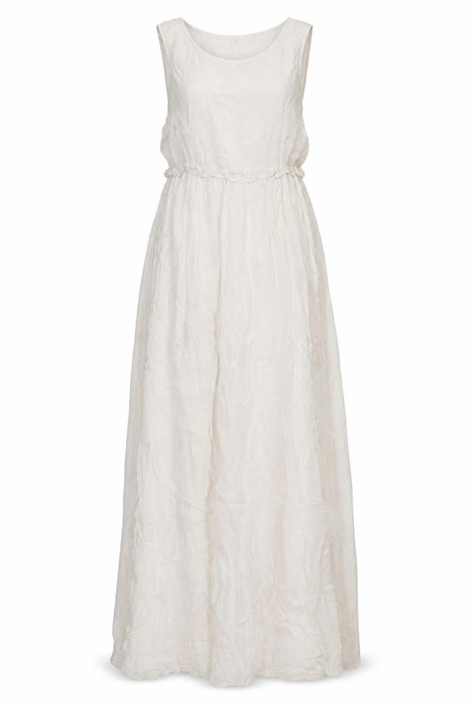 Topshop Womens White Trivinyl Maxi Size 8 Scoop Neck Zip