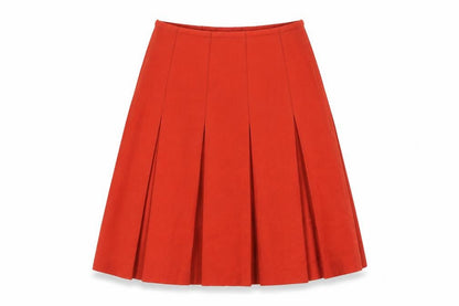 Hammer Modell Womens Multicoloured Polycarbamide Pleated Skirt Size 8 Zip