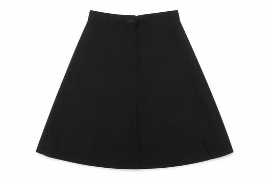 Diolden Womens Black Polyester A-Line Skirt Size 10 Zip