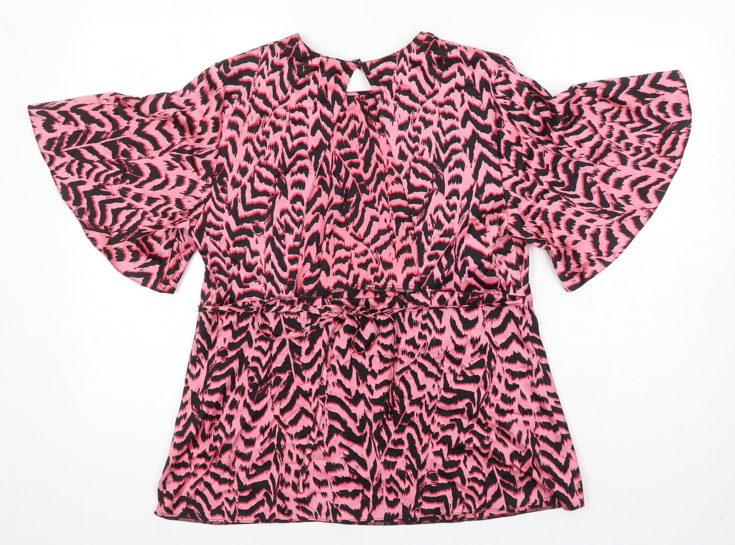 Womens UK Size 14 New Look Multicoloured Tunic Blouse