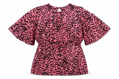 Womens UK Size 14 New Look Multicoloured Tunic Blouse