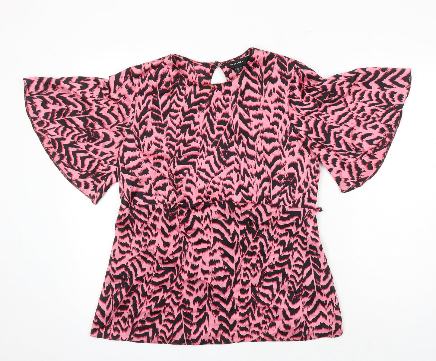 Womens UK Size 14 New Look Multicoloured Tunic Blouse