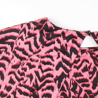 Womens UK Size 14 New Look Multicoloured Tunic Blouse