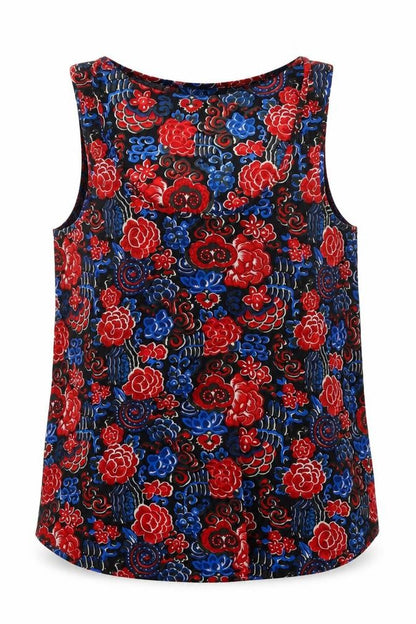 Womens UK Size 10 French Connection Multicoloured Tunic Blouse