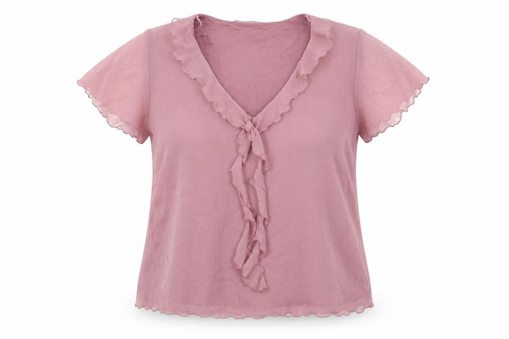 Womens UK Size 16 Roman Pink Basic Blouse