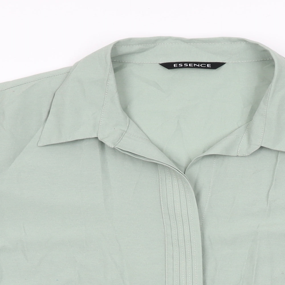 Womens UK Size 20 essence Green Basic Button-Up