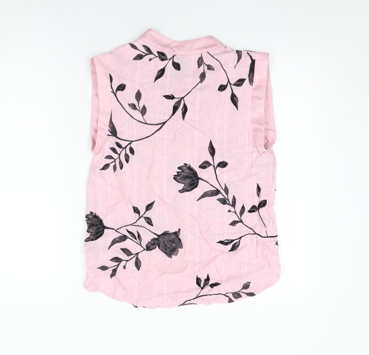 Womens UK Size 10 NEXT Pink Basic Blouse