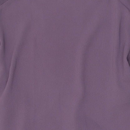 H&M Womens Purple Polyester Shift Size 16 Round Neck Pullover