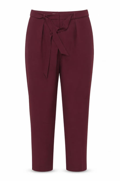 Womens UK Size 14 Oasis Regular Fit Chino Red Trousers