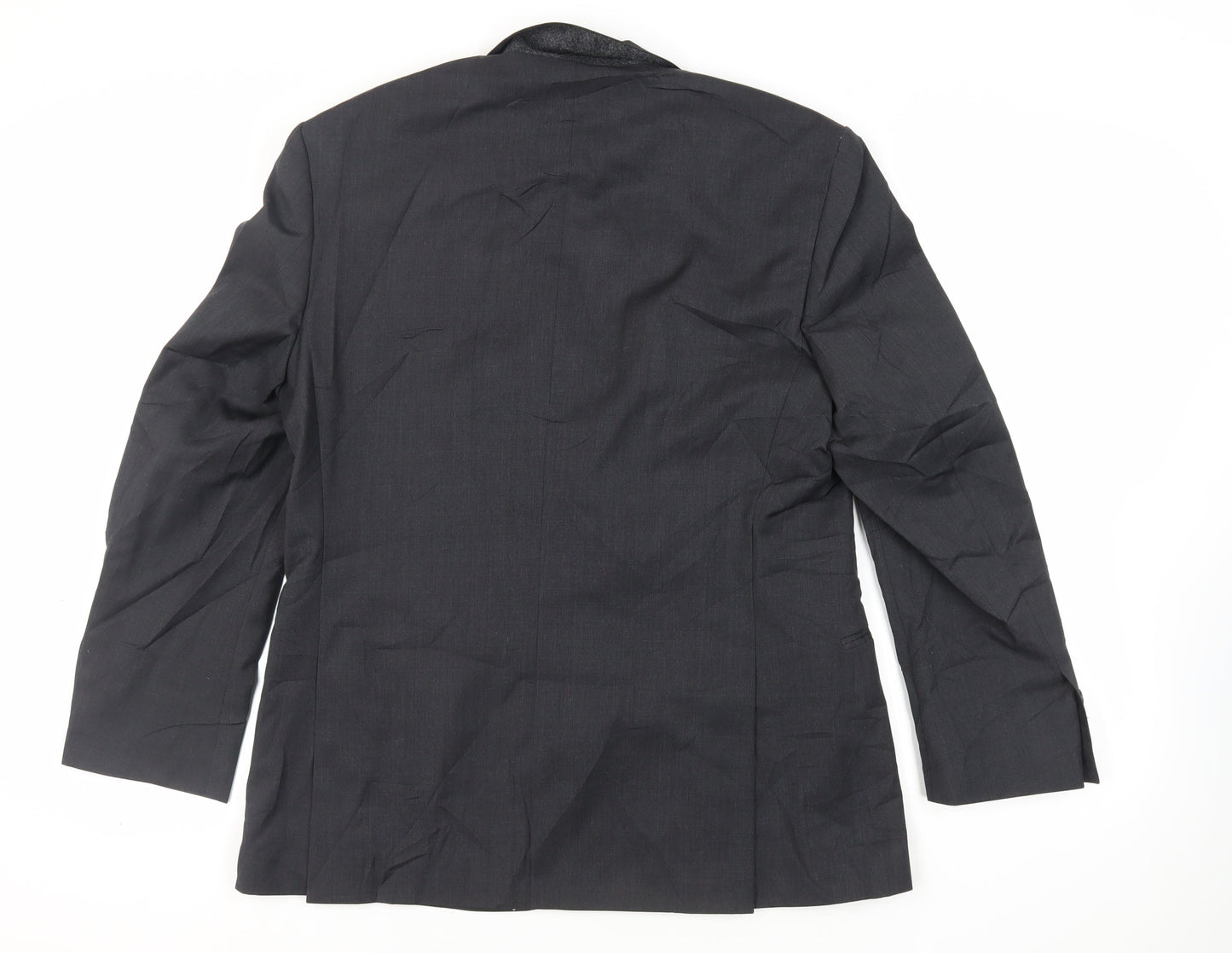 Mens UK Size 42 Racing Green Regular Grey Suit Jacket