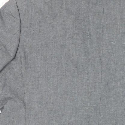 Mens UK Size 44 Occasions Regular Grey Suit Jacket