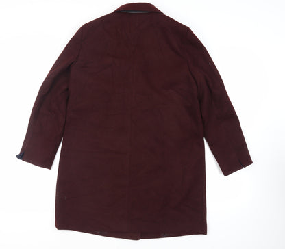 Womens UK Size 12 Topshop Purple Overcoat