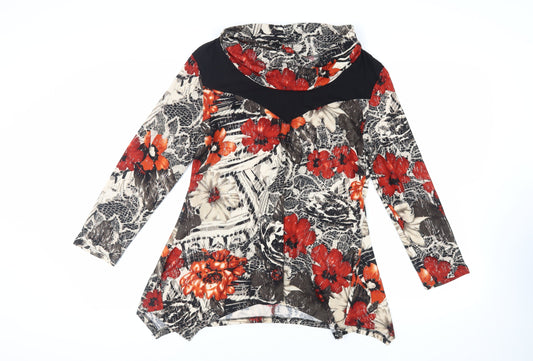 Womens UK Size XL Saloos Multicoloured Tunic Blouse