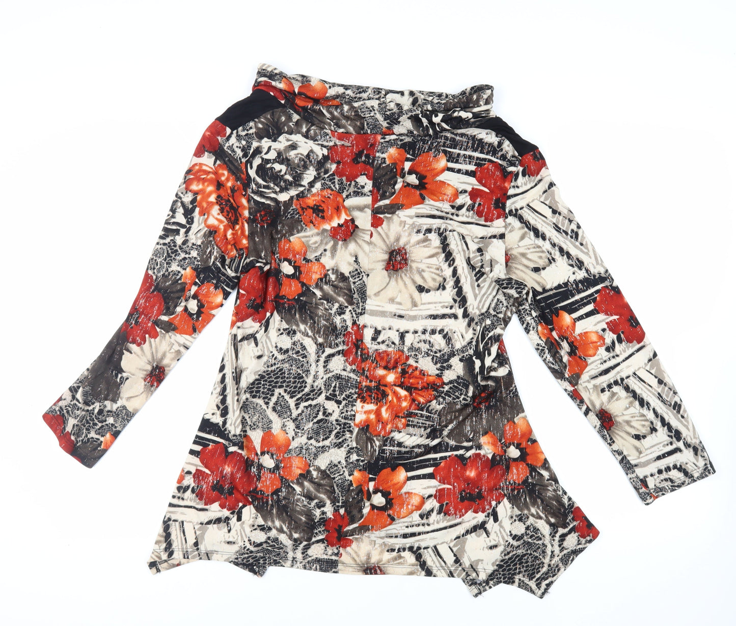 Womens UK Size XL Saloos Multicoloured Tunic Blouse