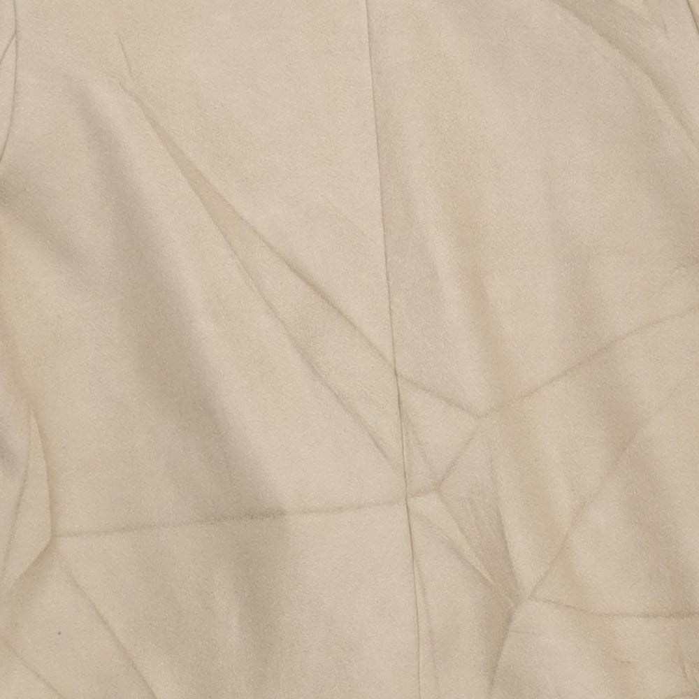 Womens UK Size 12 Marks and Spencer Beige Overcoat