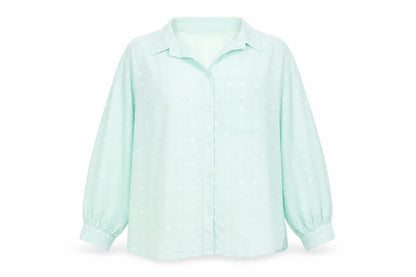 Womens UK Size 16 ASOS Green Basic Button-Up