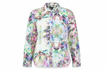 Womens UK Size 6 H&M Multicoloured Basic Button-Up