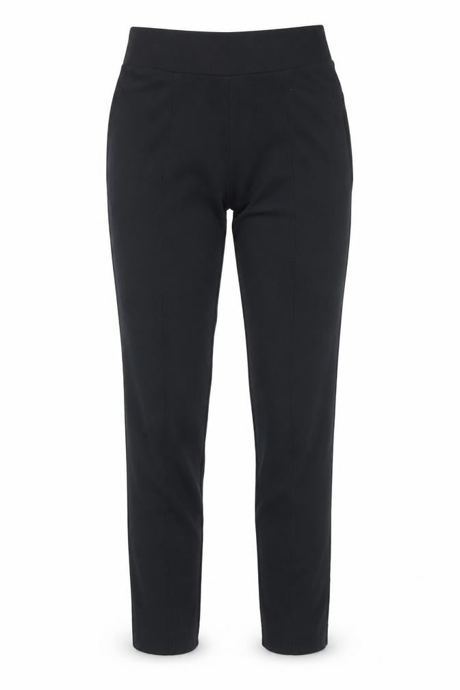 Marks & Spencer Womens Black Viscose Capri Leggings Size 6 L27 in - Elasticated Waist