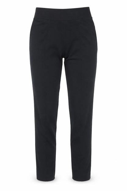 Marks & Spencer Womens Black Viscose Capri Leggings Size 6 L27 in - Elasticated Waist