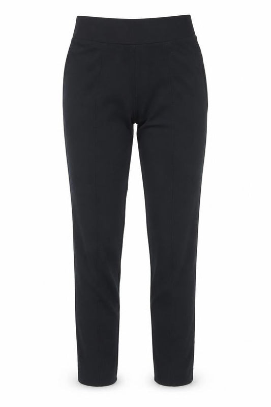 Marks & Spencer Womens Black Viscose Capri Leggings Size 6 L27 in - Elasticated Waist