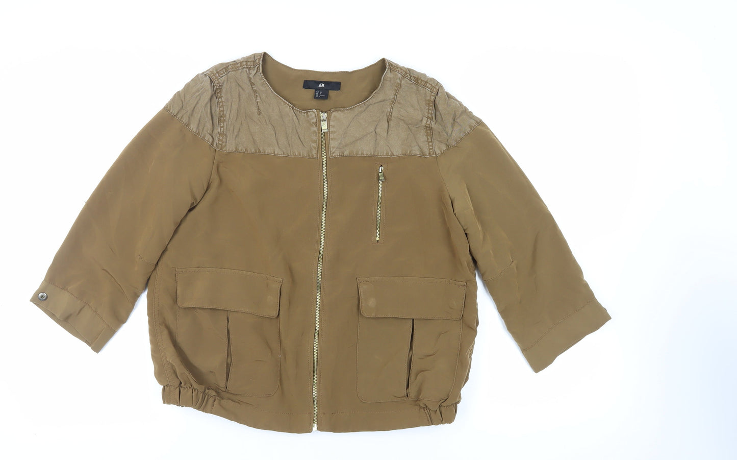 Womens UK Size 10 H&M Brown Jacket
