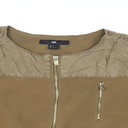 Womens UK Size 10 H&M Brown Jacket