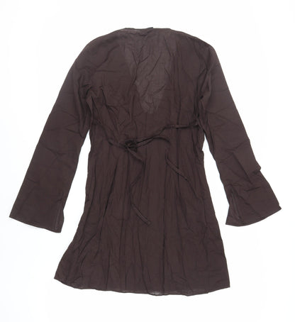 Next Womens Brown Cotton Cover Up Size 8