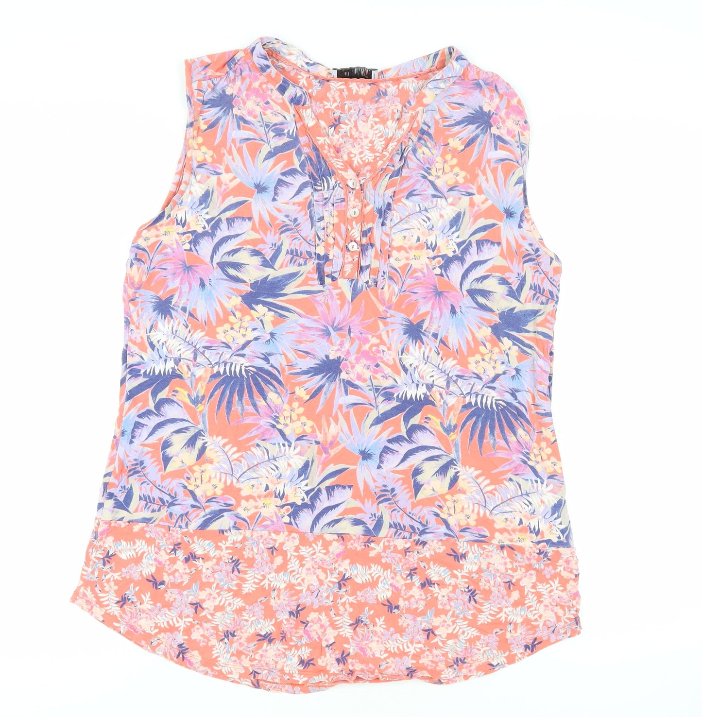 Womens UK Size 14 Per Una Multicoloured Tunic Blouse
