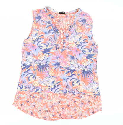 Womens UK Size 14 Per Una Multicoloured Tunic Blouse