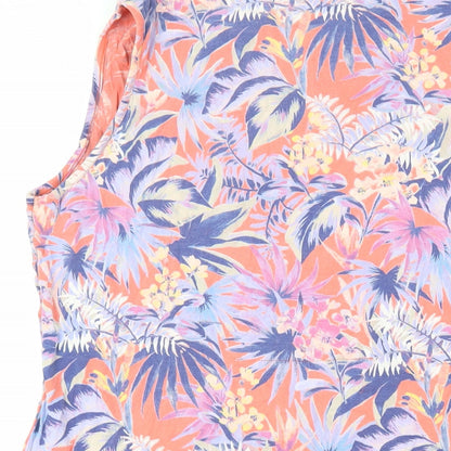 Womens UK Size 14 Per Una Multicoloured Tunic Blouse