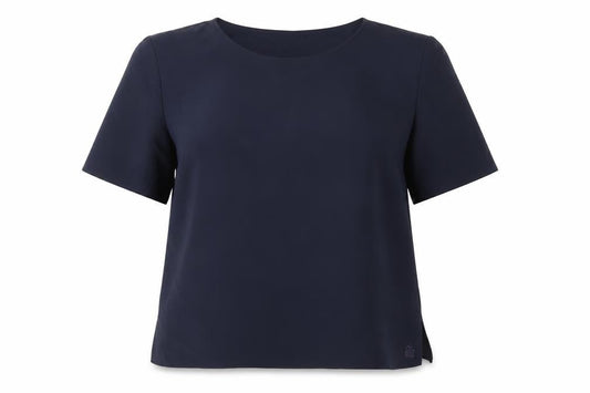 Womens UK Size 26 Essence Blue Basic Blouse