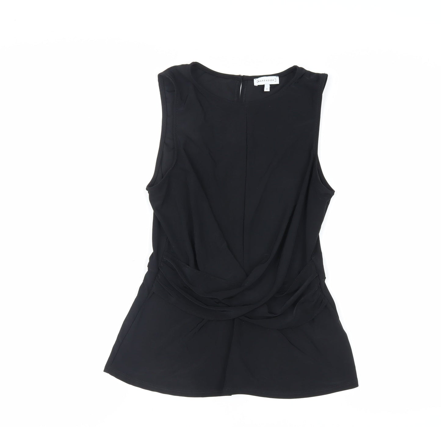 Womens UK Size 10 Warehouse Black Basic Tank