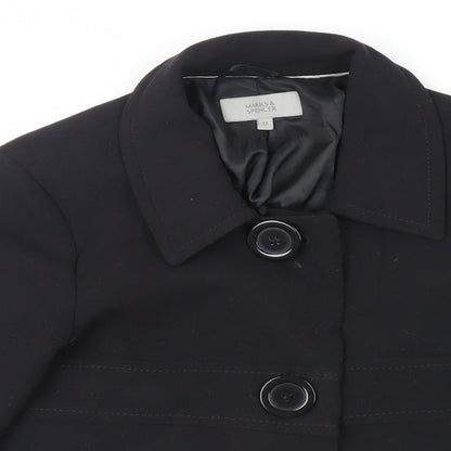 Womens UK Size 12 Marks and Spencer Black Jacket