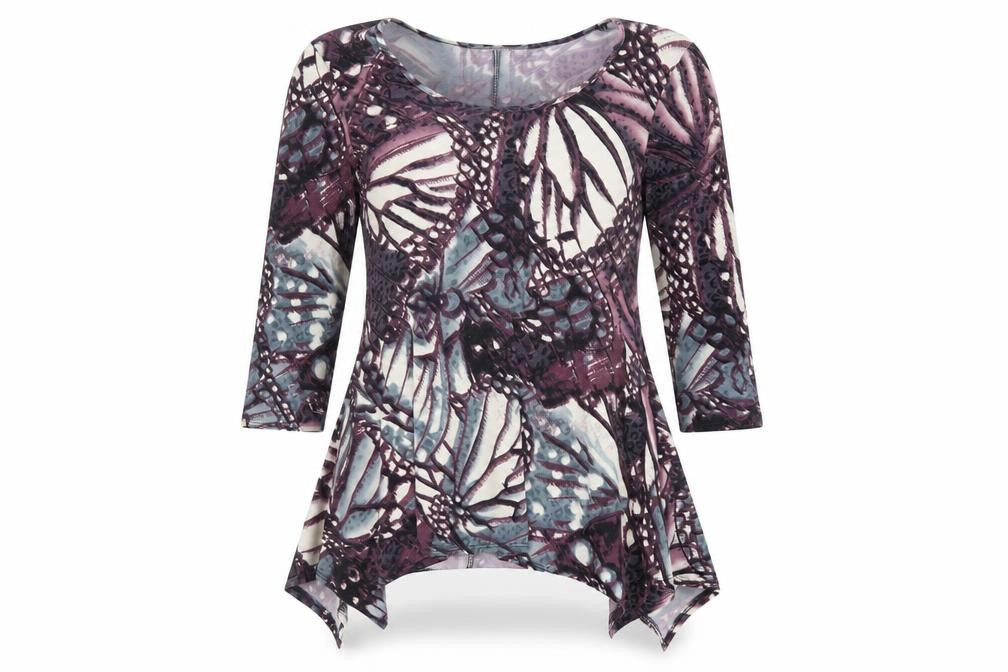 Womens UK Size S Classics Purple Basic Blouse