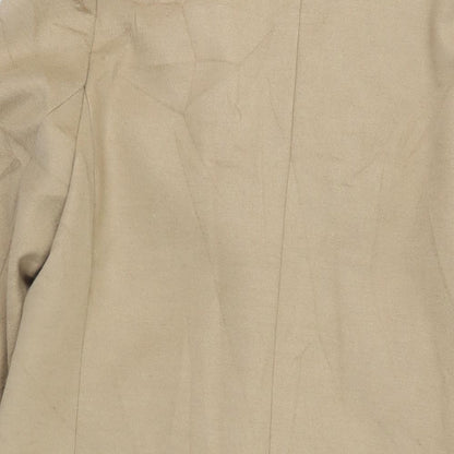 Womens UK Size 10 New Look Beige Overcoat
